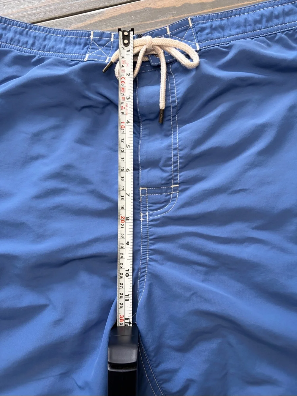 Polo by Ralph Lauren Navy Swim Trunks with Yellow Logo